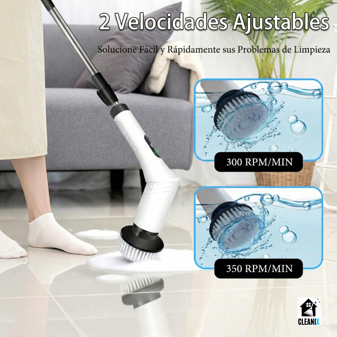 Cepillo Eléctrico Multiusos para Limpieza Profunda 9 en 1